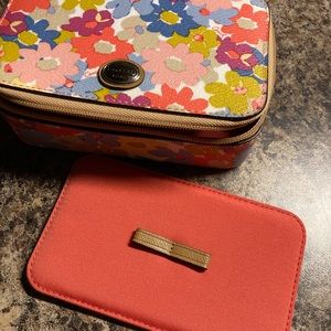 Gorgeous coach travel jewelry box with tags! Perfect condition Beautiful pattern